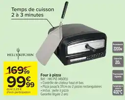 Carrefour Four à pizza offre