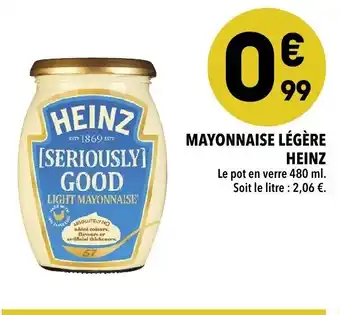 Supeco Mayonnaise Légère Heinz offre