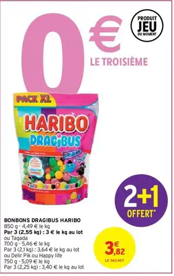 Intermarché Hyper Bonbons Dragibus Haribo offre
