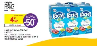 Intermarché Hyper Lait UHT Demi-écrémé offre
