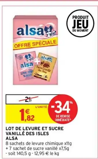 Intermarché Hyper Lot de Levure Et Sucre offre