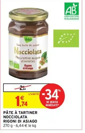 Intermarché Hyper Pâte à Tartiner Nocciolata offre