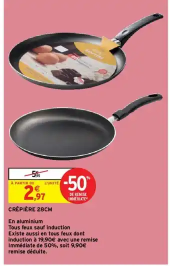 Intermarché Hyper Crêpière 28cm offre