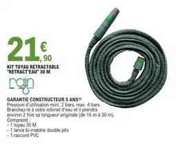 E.Leclerc KIT TUYAU RETRACTABLE RETRACT'EAU 30 M offre