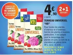 E.Leclerc TERREAU UNIVERSEL KB offre