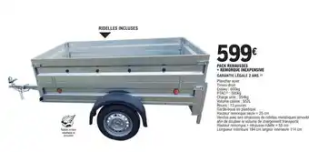 PACK REHAUSSES + REMORQUE INEXPENSIVE