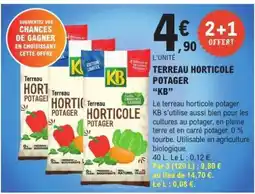 E.Leclerc TERREAU HORTICOLE POTAGER KB offre