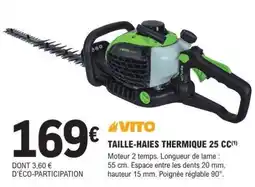 E.Leclerc TAILLE-HAIES THERMIQUE 25 CC offre