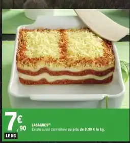 E.Leclerc Lasagnes offre