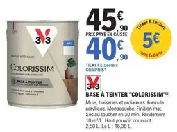 E.Leclerc BASE À TEINTER COLORISSIM offre