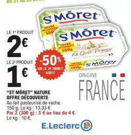 E.Leclerc ST MÔRET NATURE OFFRE DÉCOUVERTE offre