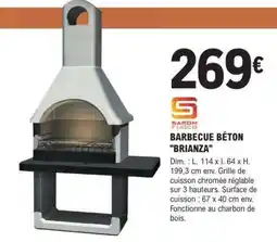 E.Leclerc BARBECUE BÉTON BRIANZA offre