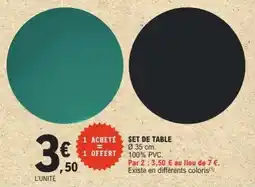 E.Leclerc Set de table offre