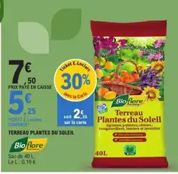 E.Leclerc TERREAU PLANTES DU SOLEIL offre