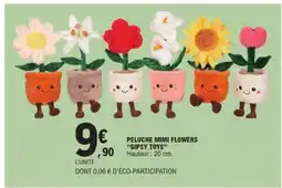 E.Leclerc Peluche Mimi Flowers Gipsy Toys offre