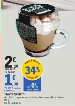 E.Leclerc BONTÀ DIVINA offre