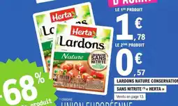 E.Leclerc Herta Lardons Nature offre
