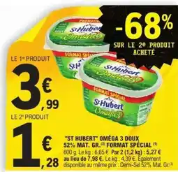 E.Leclerc St Hubert Oméga 3 Doux 52% Mat. Gr. Format Spécial offre