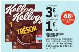 E.Leclerc Céréales Trésor Kellogg's offre