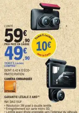 E.Leclerc CAMÉRA EMBARQUÉE offre