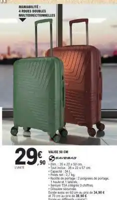 E.Leclerc VALISE 50 CM offre