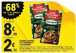 E.Leclerc Légumes cuisinés à la provençale 'Cassegrain' offre