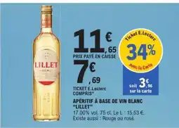 E.Leclerc LILLET offre