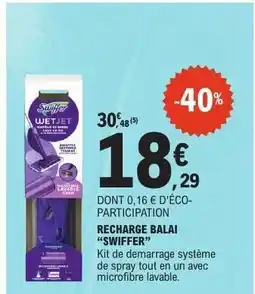 E.Leclerc RECHARGE BALAI “SWIFFER” offre