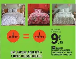E.Leclerc Parure housse de couette offre