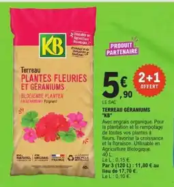 E.Leclerc TERREAU GÉRANIUMS KB offre