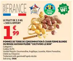 Auchan Pommes De Terre De Consommation offre