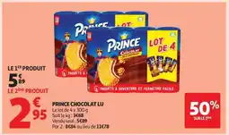 Auchan PRINCE CHOCOLAT LU offre
