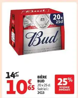 Auchan Bière Bud offre