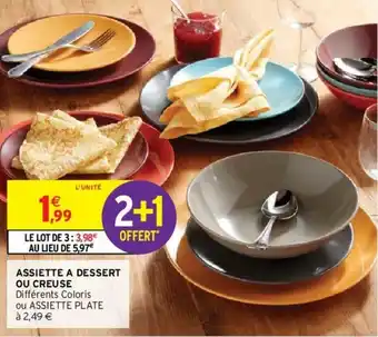 Intermarché Hyper Assiette A Dessert offre