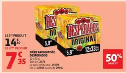 Auchan Bière Aromatisée Desperados offre