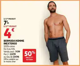 Auchan Bermuda Homme Inextenso offre