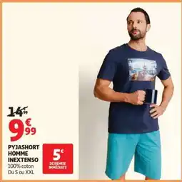Auchan Pyjashort Homme Inextenso offre
