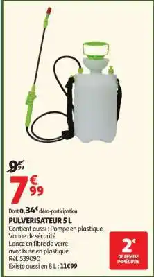 Auchan PULVERISATEUR 5 L offre
