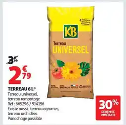 Auchan TERREAU 6 L offre