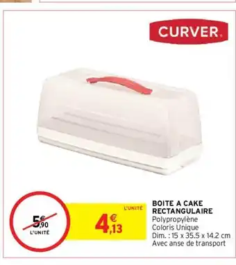 Intermarché Hyper Boite A Cake offre
