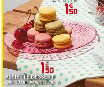 Assiette Dessert