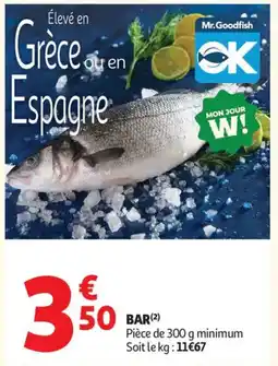 Auchan Bar offre
