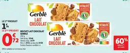 Auchan Biscuit lait chocolat gerblé offre