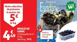 Auchan Moules de corde offre