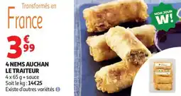 Auchan 4 nems auchan le traiteur offre