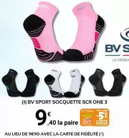 E.Leclerc Sport La french - sport socquette scr one 3 offre