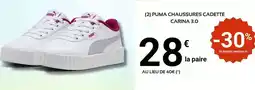 E.Leclerc Sport Puma - chaussures cadette carina 30 offre