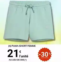 E.Leclerc Sport Puma - short femme offre