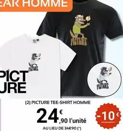 E.Leclerc Sport Picture tee-shirt homme offre