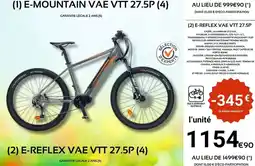 E.Leclerc Sport Vtt - e-reflex vae 27.5p offre
